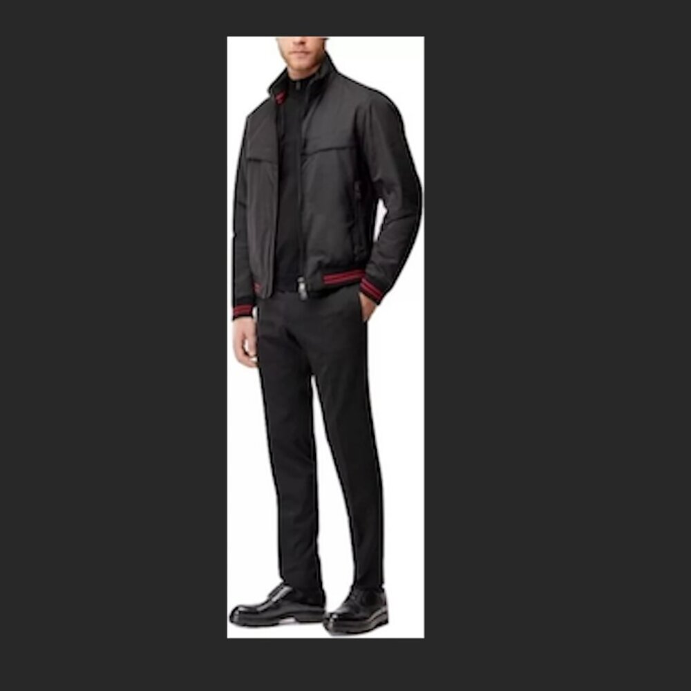 Hugo Boss Boss Red/Black Cossito Bomber Jacket Regular-Fit Technical Fab, (42R)